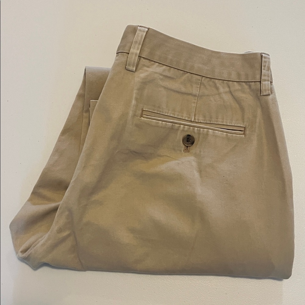JCrew Factory Bedford Cotton Chino Pant Khaki Size 34
